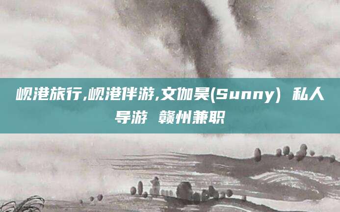 万宁岘港旅行,岘港伴游,文伽昊(Sunny) 私人导游 赣州兼职